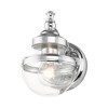 Livex Lighting Oldwick 1 - Light Vanity in  Polished Chrome - 4 of 4