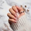 BTArtbox Press-On Nails -Frost Glam -Short Almond - 32ct - 3 of 4