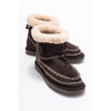 Jorel - Brown Genuine Leather Fur-Lined Ankle Boot (Women) | Forever & Always Shoes - 2 of 4