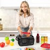 OPUX Insulated Dual Compartment Lunch Bag, Leakproof Soft Cooler Box Women Men Adult, Reusable Tote Pail Kids Boys Girls School - 4 of 4