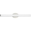 Progress Lighting Parallel Collection 1-Light LED Bath Vanity Fixture, Brushed Nickel, Opal Glass Shade - 3 of 4