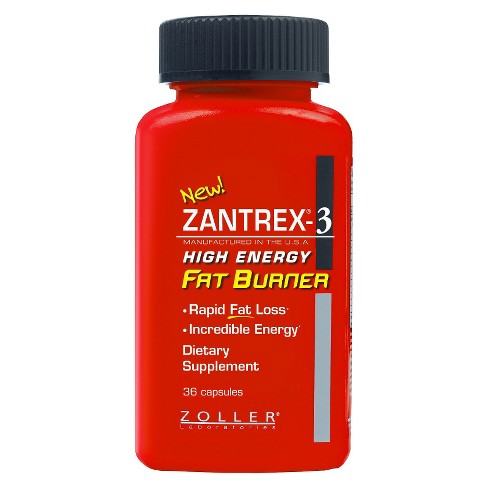 Zantrex High Energy Fat Burner Capsules 36ct