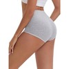 INSPIRE CHIC Women's High-Waisted Tummy Control Butt Lifting Postpartum Briefs 5 Packs - 2 of 4