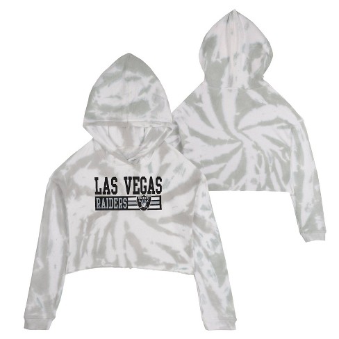 Nfl Las Vegas Raiders Boys' Black/gray Long Sleeve Hooded