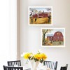 2Piece Vignette Autumn Red Barns White Framed Wall Art for Living Room,Wall Art Print for Home Decor, Bedroom Wall Art by Billy Jacobs - 4 of 4
