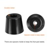 Unique Bargains Rubber Non Slip Shock Absorption Durable Furniture Pads Black - 3 of 4