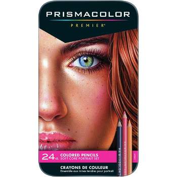 Prismacolor Premier Colored Pencil, 0.7 mm, 2H (#4), Assorted Lead/Barrel  Colors, 72PK 3599TN