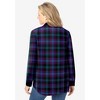 Woman Within Plus Size Pintucked Flannel Shirt - 3 of 4