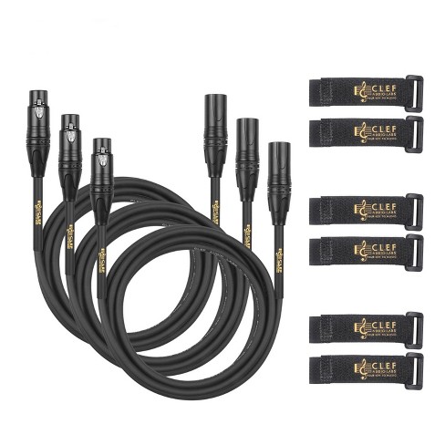 Mogami Gold Studio XLR Female to XLR Male Microphone Cable (3', Black)