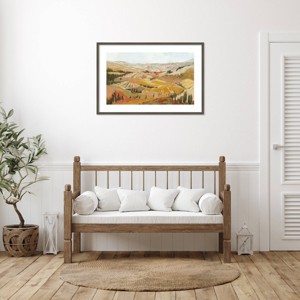 Amanti Art Rolling Hills Tuscany by Jennifer Gardner Wood Framed Wall Art Print - 1 of 4
