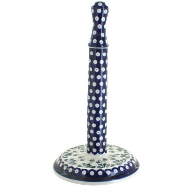 Blue Rose Polish Pottery Alyce Paper Towel Holder