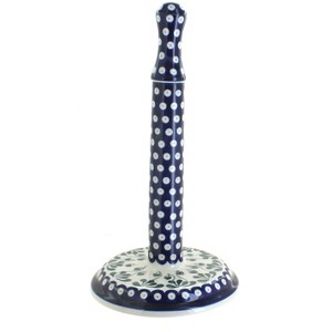 Blue Rose Polish Pottery 834 Ceramika Artystyczna Paper Towel Holder - 1 of 1