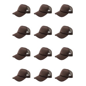 12 Pack Trucker Caps Great for Outdoor Activities or Custom Branding - 1 of 4