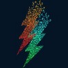 Men's Design By Humans Electro music By radiomode T-Shirt - 2 of 4