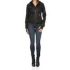 Women's Girl Next Door Vegan Leather Hooded Jacket - Coalition LA - 3 of 3