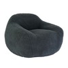 CAVINAS Teddy Fabric Bean Bag Chair for Adults,Giant Lazy Sofa Chair with Memory Foam and Armrest,Modern Lounge Chair for Living Room - 2 of 4
