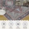 Area Rug 8x10 Rugs for Living Room Non Slip Washable Rug Ultra-Thin Retro Medallion Floor Carpet Oriental Distressed Stain - 4 of 4