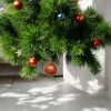 Slickblue Handcrafted Papier-Mâché Ornaments – 4-Inch Red, White, or Gold Designs for a Whimsical Holiday Decor - 2 of 3