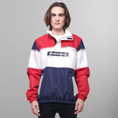 Members Only Men's Color and Translucent Block Jacket