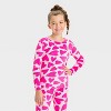 Kids' 2pc Snuggly Soft Snug Fit Pajama Set - Cat & Jack™ - image 3 of 4