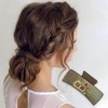 Unique Bargains Women's Fashion Sunflower Hair Clips 3.94"x1.97"x1.77" Deep Brown 1 Pc - 2 of 3