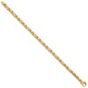 Black Bow Jewelry 5mm 14K Yellow Gold Solid Byzantine Chain Bracelet, 8.75 Inch - 2 of 3