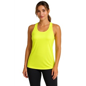 Galaxy By Harvic Women's Moisture Wicking Racerback Tank - 1 of 4