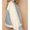 Women's Contrast Floral Quilted Jacket - POL - 2 of 4