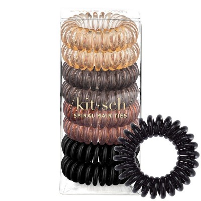 Kitsch 8 Pack Hair Coils - Brunette