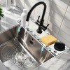 REGALWOVEN  Floral Kitchen Sink Splash Guard, Faucet Mat for Kitchen Sink Splash Guard - 3 of 4