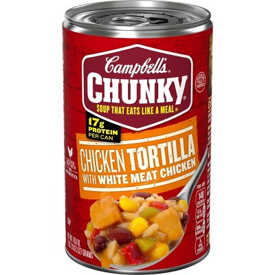 Campbell's Chunky Chicken Tortilla Soup - 18.6oz