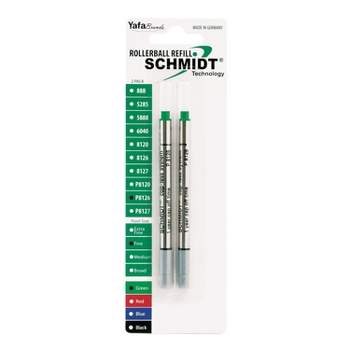 Schmidt Ink Schmidt 8126 Rollerball Short Capless Refill Fine Green 2 Pack (SC58122)