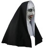 Racxily Black and White Nun Mask Horror Female Ghost Face Headgear Mask Halloween Decorations Prom Party Supplies - 3 of 3
