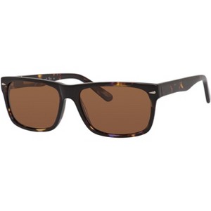 Ernest Hemingway 4723 Unisex Retro Polarized Sunglasses Tortoise Brown Gold/Amber Brown Polar-(Frame Width: 140mm|Lens Height: 45mm|Lens Width: 57mm) - 1 of 1