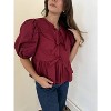 Women's Cara Cotton Poplin Tie Top - Sofie the Label - 4 of 4
