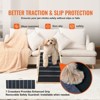 VEVOR Dog Ramp, Folding Pet Ramp for Bed, Adjustable Dog Ramp for Small, Large, Old Dogs & Cats, Wooden Pet Ramp with 47.2" Long Ramp - 3 of 4