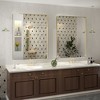 Apmir Rectangular Aluminum Alloy Framed and Tempered Glass Wall Bathroom Vanity Mirror in Matte Black/ Gold/ Silver/ Brown - 3 of 4