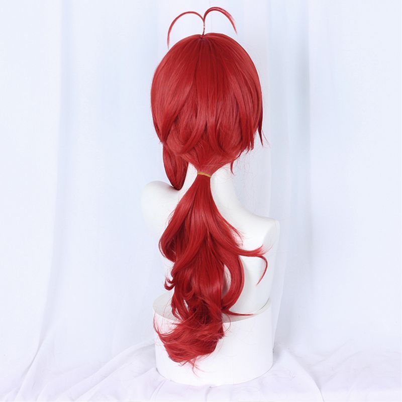 Unique Bargains Women's Wigs 26" Red with Wig Cap, 5 of 7