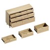 VYNXARIA 51.18inch 6-Drawers Rattan Storage Cabinet Rattan Drawer,for Bedroom,Living Room - 4 of 4