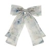 Unique Bargains Ink Wash Print Bow Hair Barrettes 1 Pc - 3 of 4