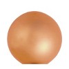 Northlight Matte Finish Glass Christmas Ball Ornaments - 4" (100mm) - Burnt Orange - 6ct - 2 of 3