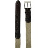 CTM Men's Big & Tall Braided Elastic Stretch Belt with Croc Print End Tabs - 4 of 4