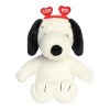 Aurora Small Love On The Mind Snoopy Peanuts Timeless Stuffed Animal White 6" - 2 of 4