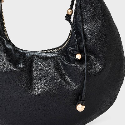 Metal Handle Crescent Handbag - A New Day' - image 5