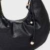 Metal Handle Crescent Handbag - A New Day™ - 4 of 4