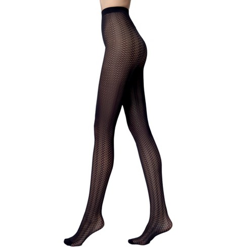 Lechery® Women's Honeycomb Pattern Tights (1 Pair) - S/m, Black