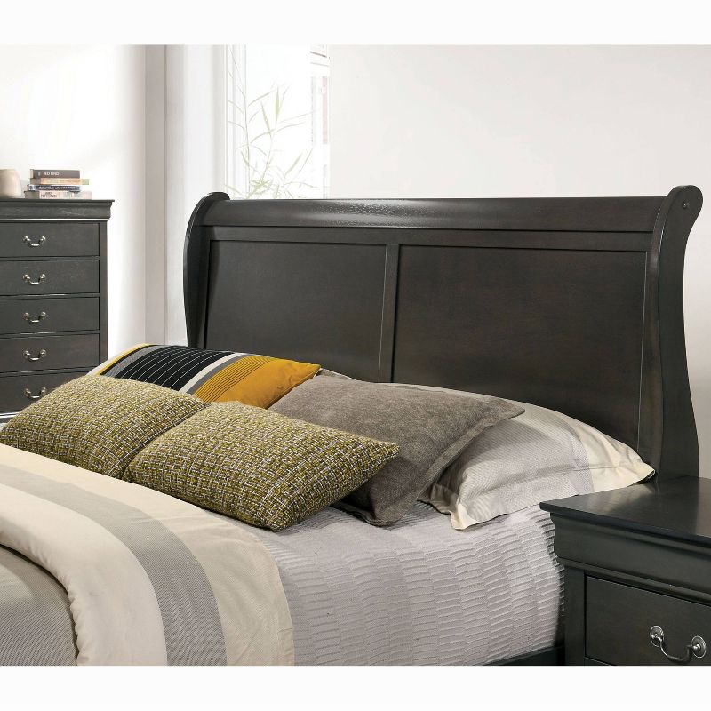 Sliver Sleigh Panel Bed - HOMES: Inside + Out, 6 of 9