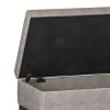 NicBex 43.7" Storage Bench Rectangle Storage Ottoman Bench with Open Bottom for Bedroom, Entryway - 2 of 4