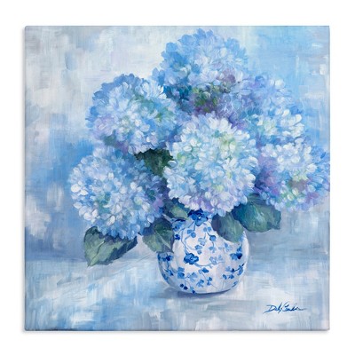 Stupell Industries Blossoming Blue Hydrangea Florals, 30" x 30"