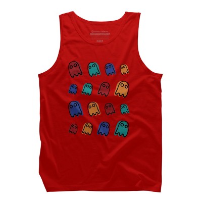 Men's Design By Humans Gummy Ghost Boo Boo Halloween 2019 By wakawiki Tank Top